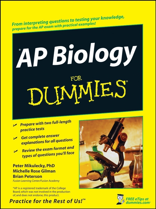 Title details for AP Biology For Dummies by Peter J. Mikulecky - Available